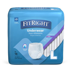 FitRight Super Adult Incontinence Underwear - Maximum Absorbency Pull-On Protection