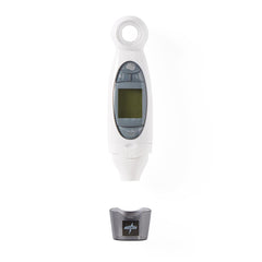 Medline Talking Ear and Forehead Thermometer - Dual Mode Infrared Digital Thermometer for Home Use