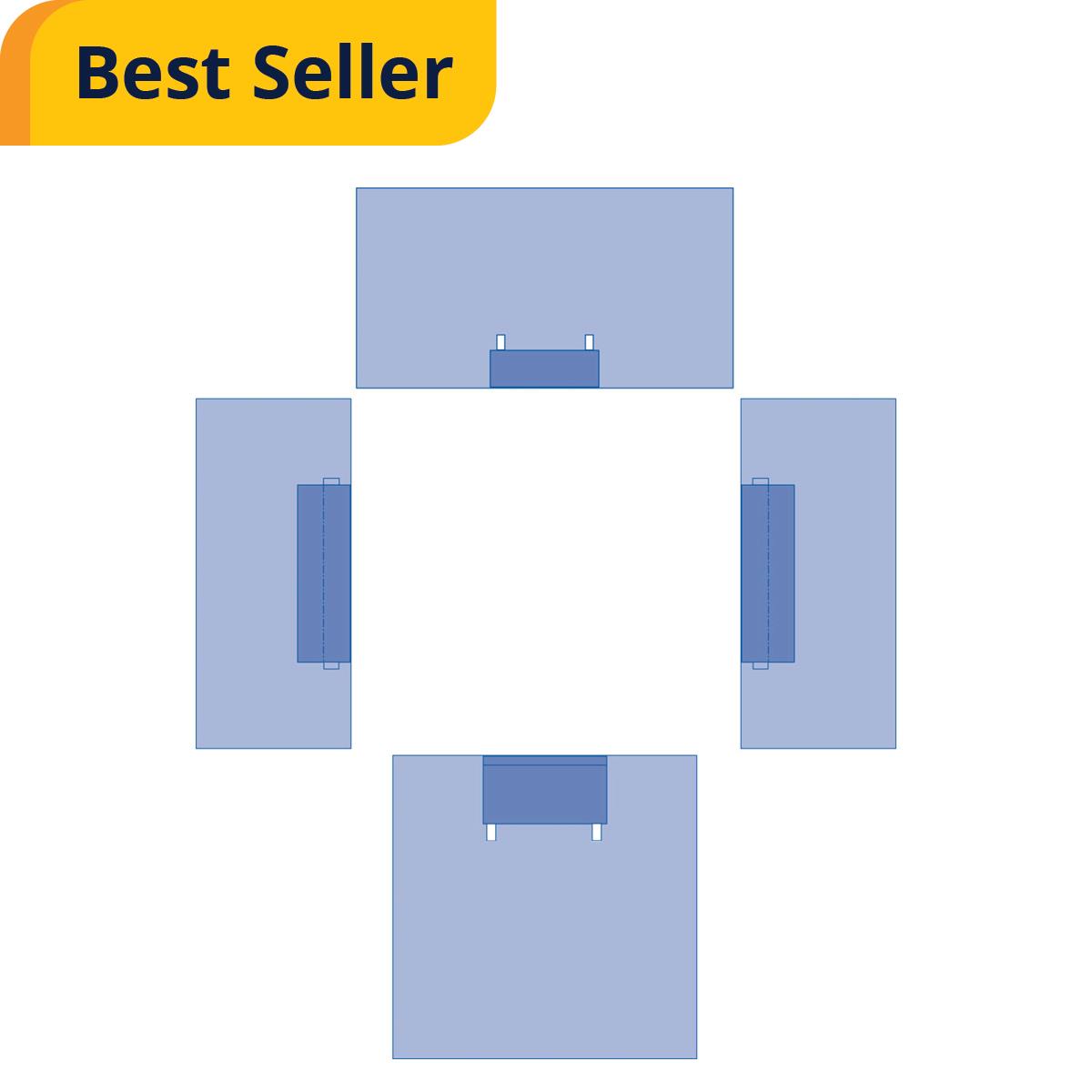 Medline Sterile Universal Surgical Pack I Without Gowns - Complete Surgical Drape Kit