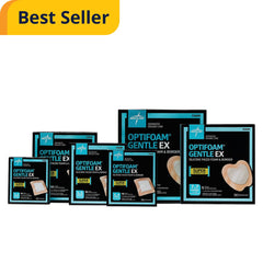 Optifoam Gentle Silicone Bordered Foam Dressing - Sterile Medical Grade Wound Care