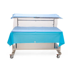 Medline Heavy Duty 2-Tier Sterile Back Table Cover - Single Use Surgical Drape