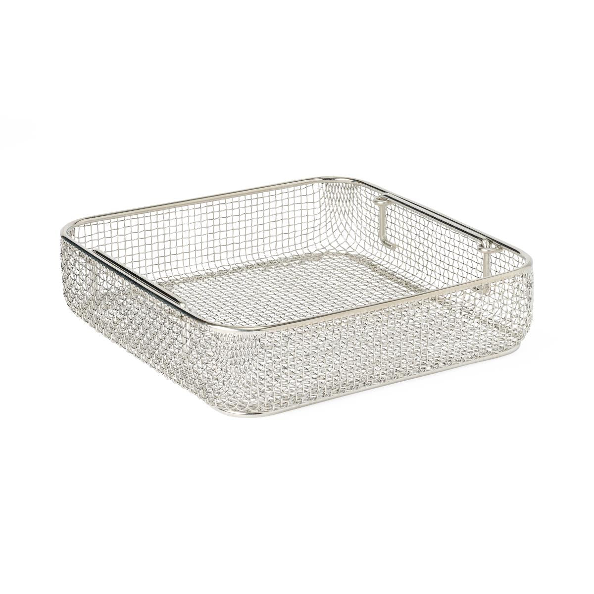 Medline Stainless Steel Wire Mesh Instrument Sterilization Tray - Medical Grade Autoclave Basket (Full, 3/4, Half Sizes)