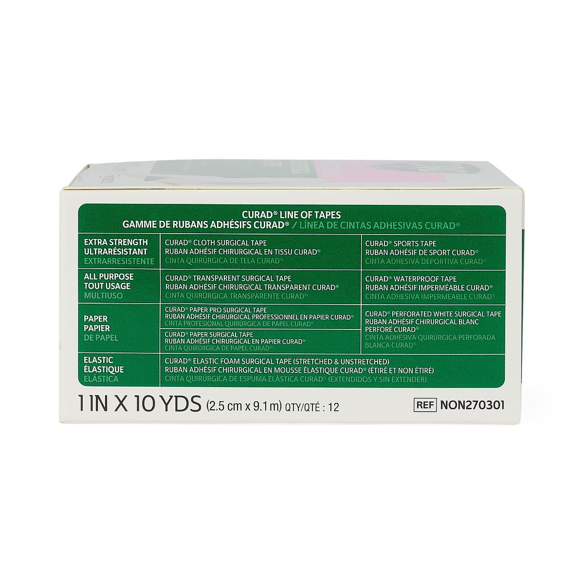 Medical Tape White Non-Sterile - 1 Inch x 10 Yards - Hypoallergenic Woven Adhesive Tape