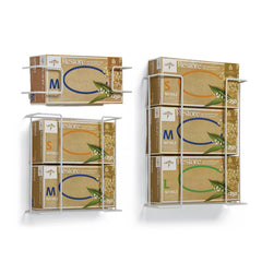 Horizontal-Mount Wire Glove Box Holder - Medical Grade Organizer for Healthcare Facilities
