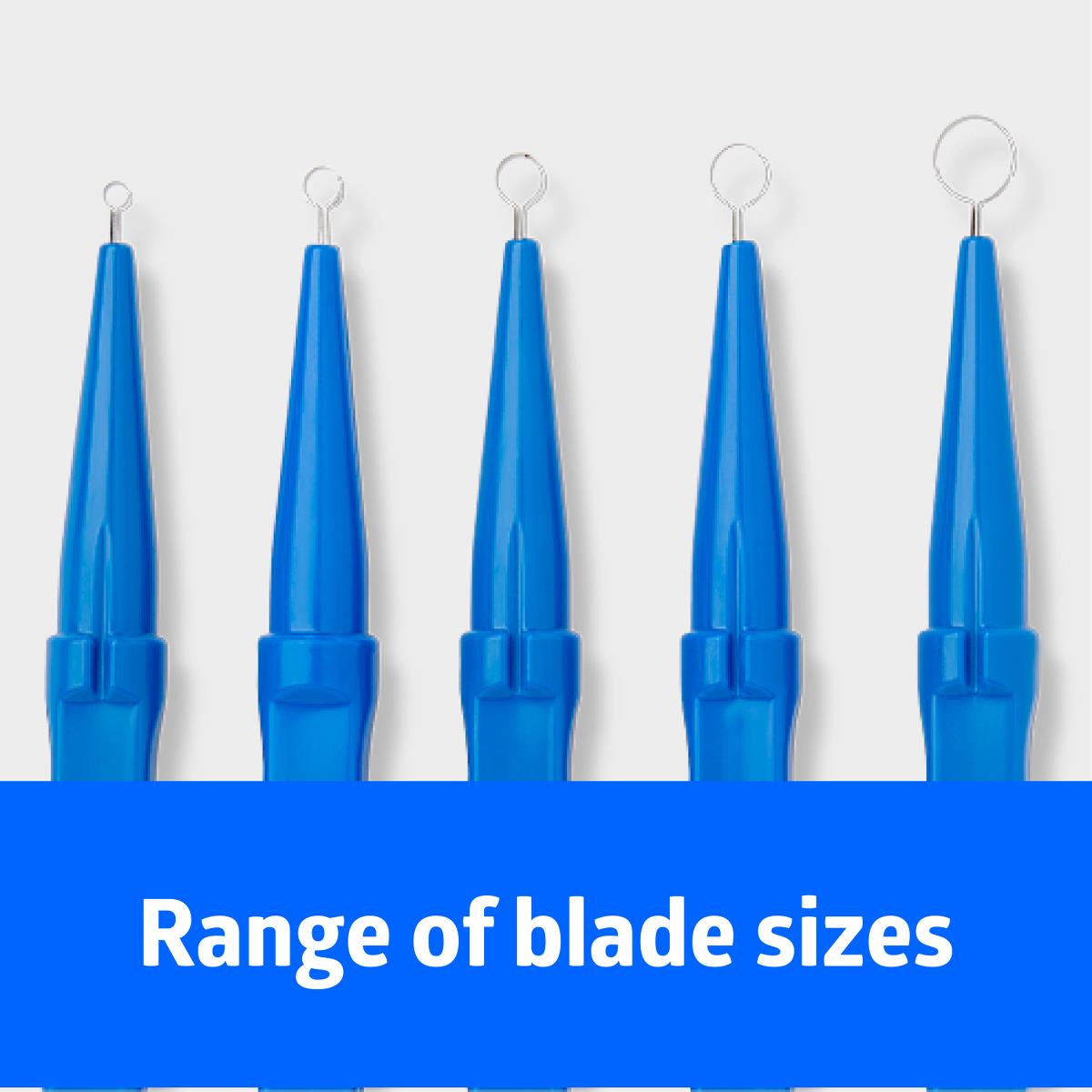 Dermal Curette with Triangle Handle, 4mm - Ergonomic Stainless Steel Surgical Instrument