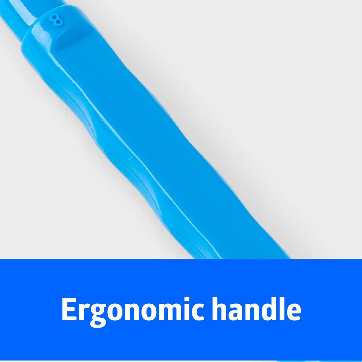 Dermal Curette with Triangle Handle, 4mm - Ergonomic Stainless Steel Surgical Instrument