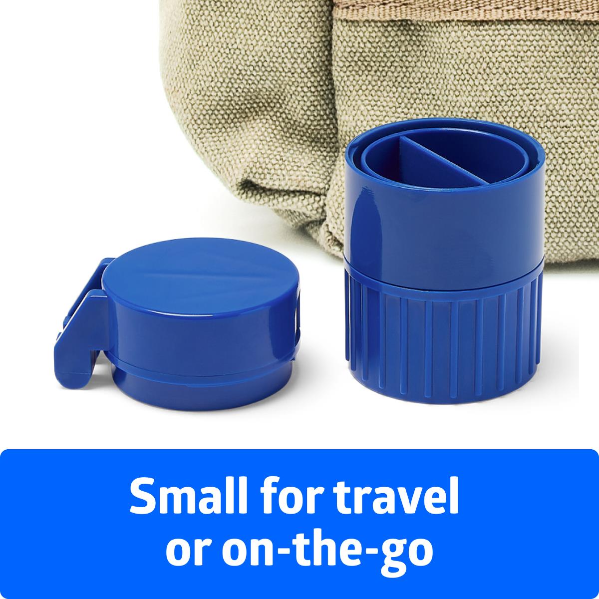 Medical Pill Crusher and Splitter Combo Device - Dual Function Medication Management Tool