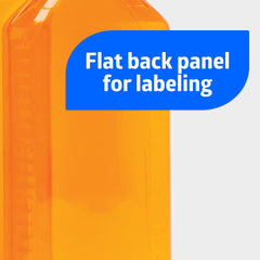 Amber Oval Pharmaceutical Bottles - UV Protection Light-Sensitive Medication Storage with Child-Resistant Caps