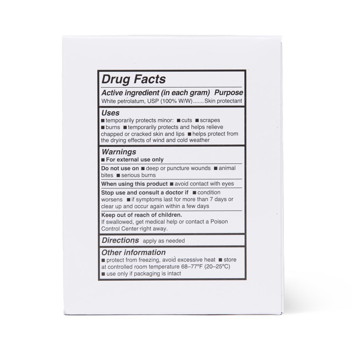 White Petrolatum Jelly - Medical Grade Skin Protectant & Moisturizer for Wound Care, Dry Skin & Post-Surgical Use