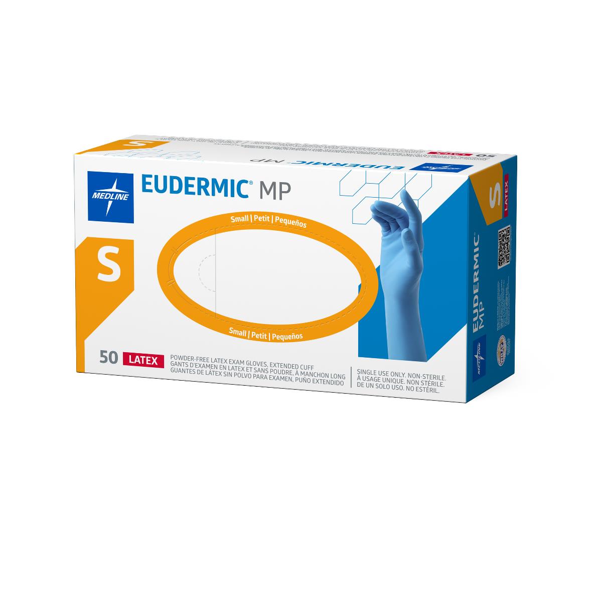 Eudermic MP Powder-Free 12" High-Risk Latex Exam Gloves - Extended Cuff Protection for Medical & Laboratory Use