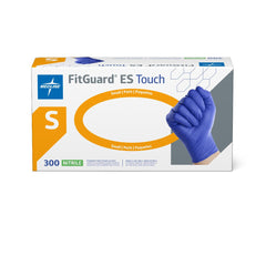Medline FitGuard ES Touch Nitrile Exam Gloves - Powder-Free, Latex-Free, Chemotherapy-Tested Medical Grade Protection