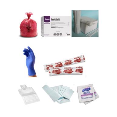 Biohazard Spill Kit - Complete Cleanup & Disinfection System for Hard Surfaces