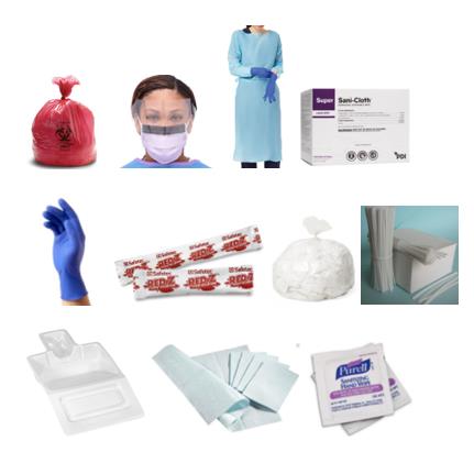 Biohazard Spill Kit - Complete Cleanup & Disinfection System for Hard Surfaces