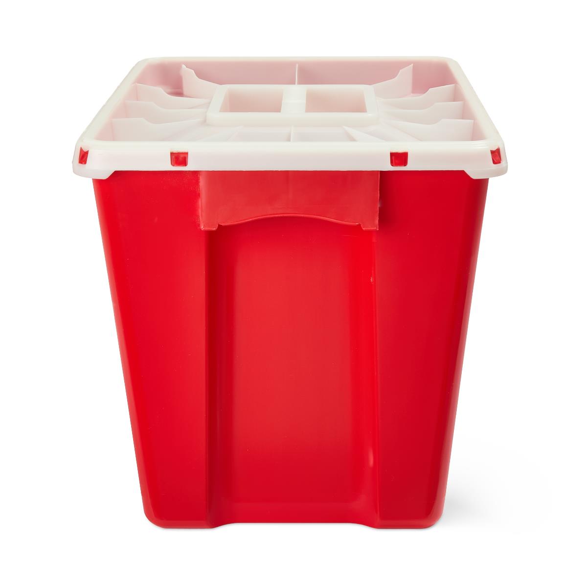 Large PG-II Medical Waste and Sharps Container - DOT Compliant, Puncture-Resistant with Locking Lid