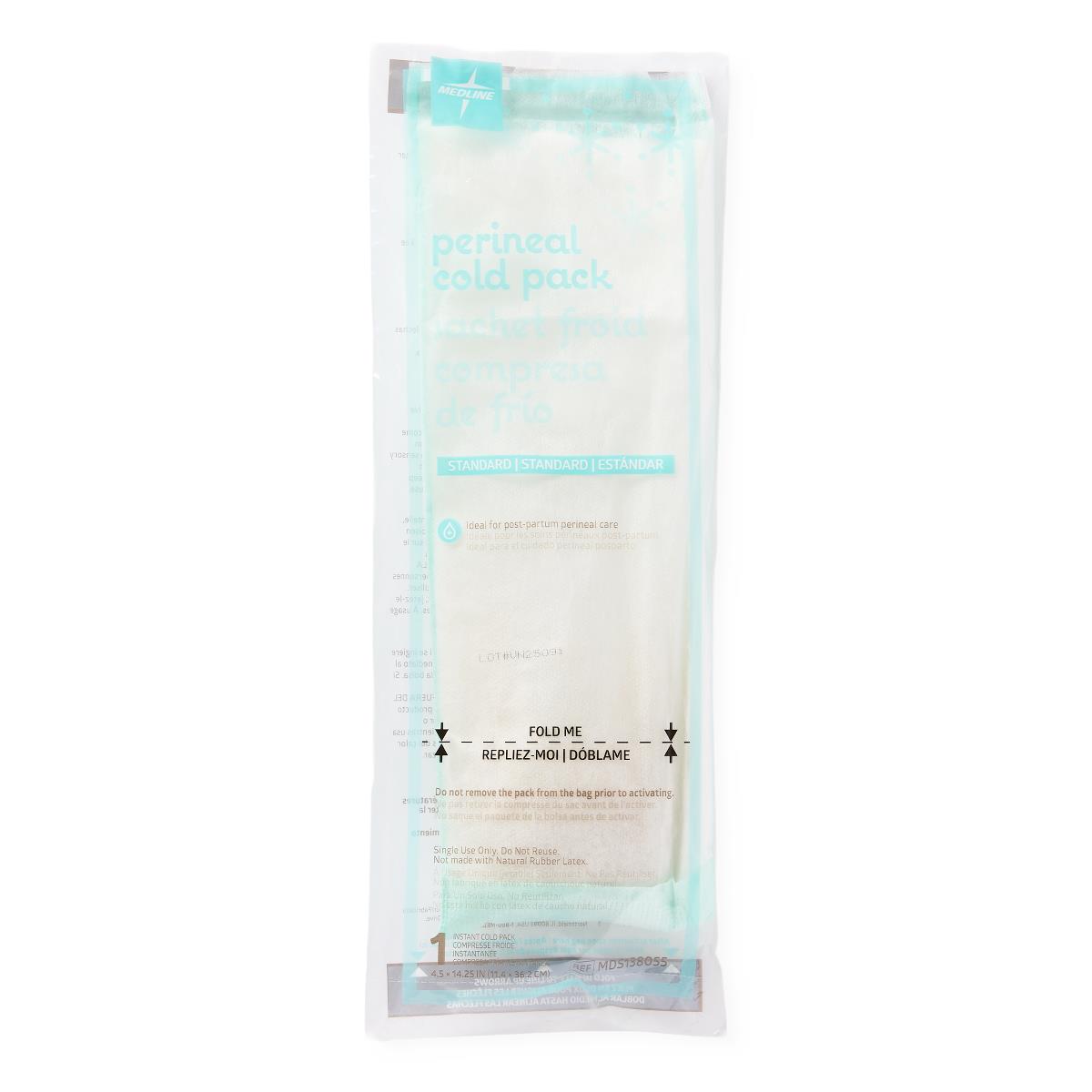 Perineal Cold Pack with OB Pad - Postpartum Relief for Labor & Delivery Recovery (4.5 x 14.25 Inch)