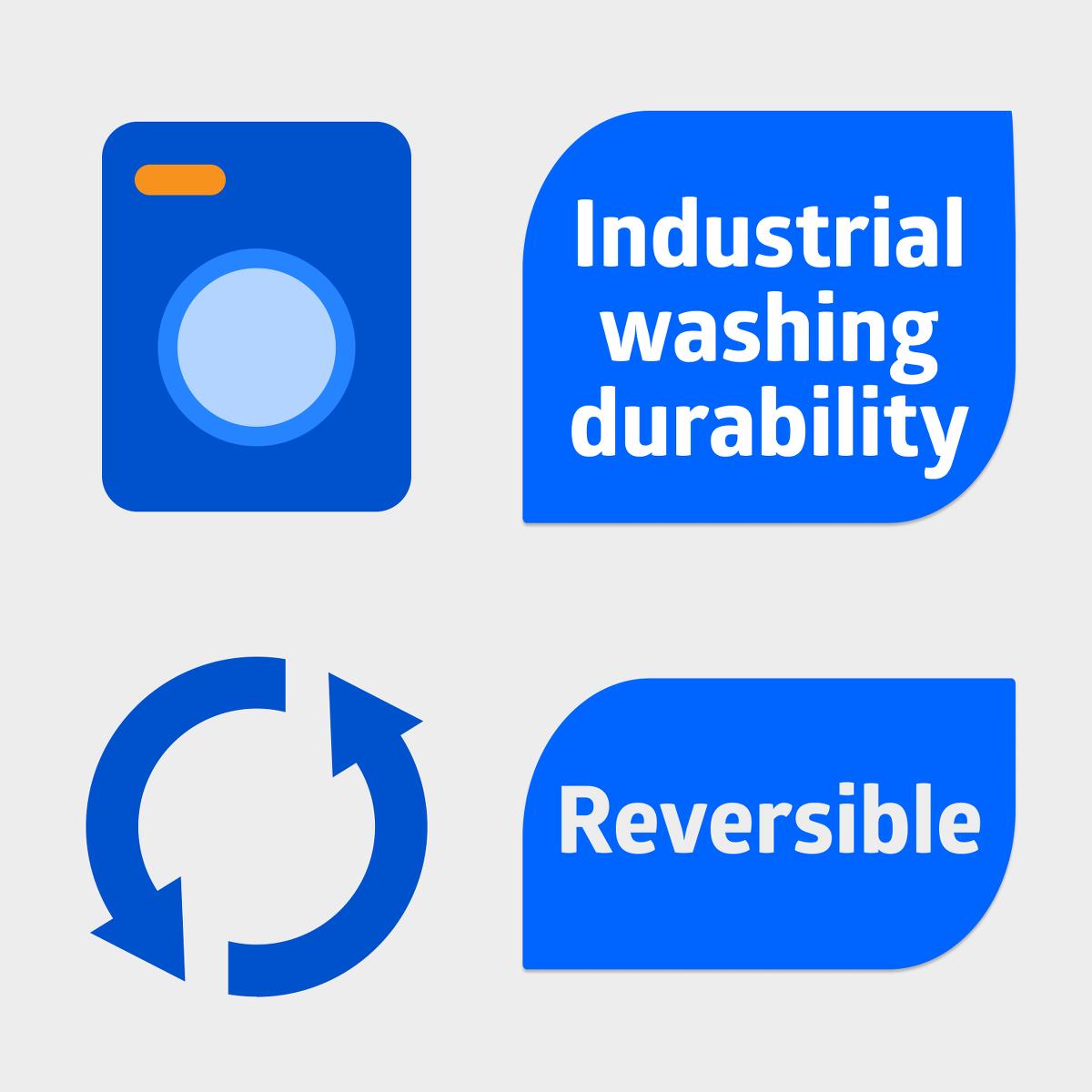 Encore Unisex Reversible V-Neck Scrub Top - Professional Medical Uniform with Multiple Pockets