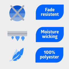 Performax Unisex Reversible V-neck Scrub Top - Moisture-Wicking Medical Scrubs with Dual Pockets