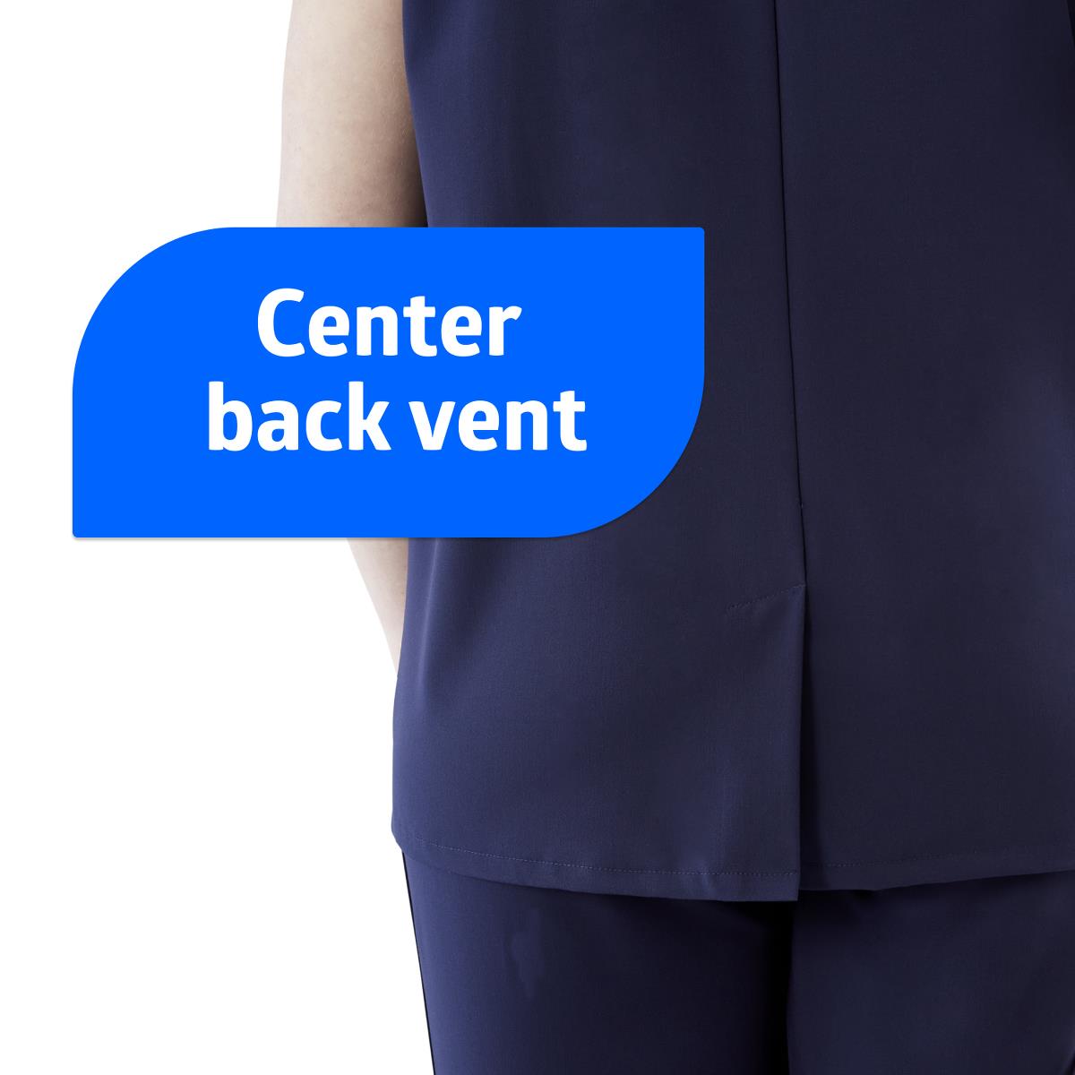 Women's Scrub Tunic Tops with Notch Collar - Professional Medical Uniform Top