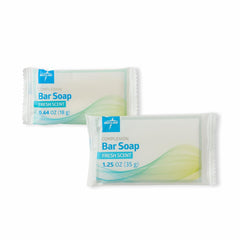 Medline MedSpa Complexion Bar Soap - Natural Gentle Cleansing for Sensitive Skin (0.64 oz & 1.25 oz)