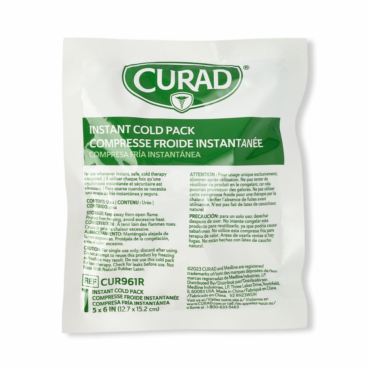 Instant Cold Pack 5"x6" - Disposable Emergency Ice Pack, Case of 24