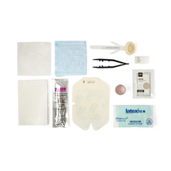 Medline Central Line Dressing Change Tray with CHG and ChloraPrep - Sterile Medical Procedure Kit