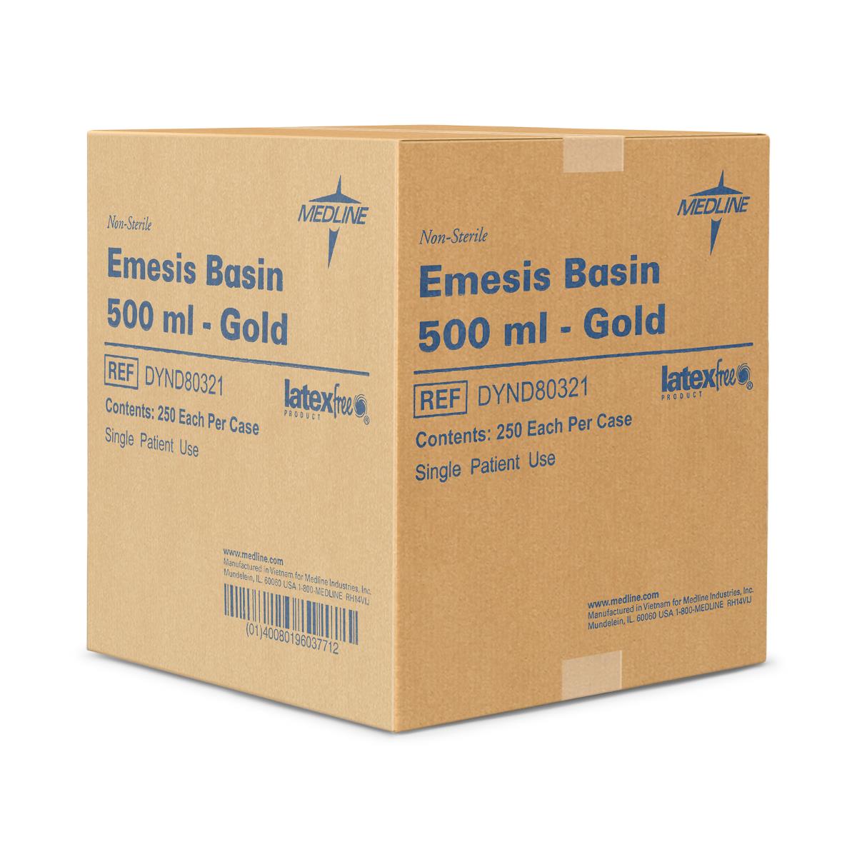 Plastic Emesis Basins - Medical Grade with Graduated Measurements | 500ml Capacity