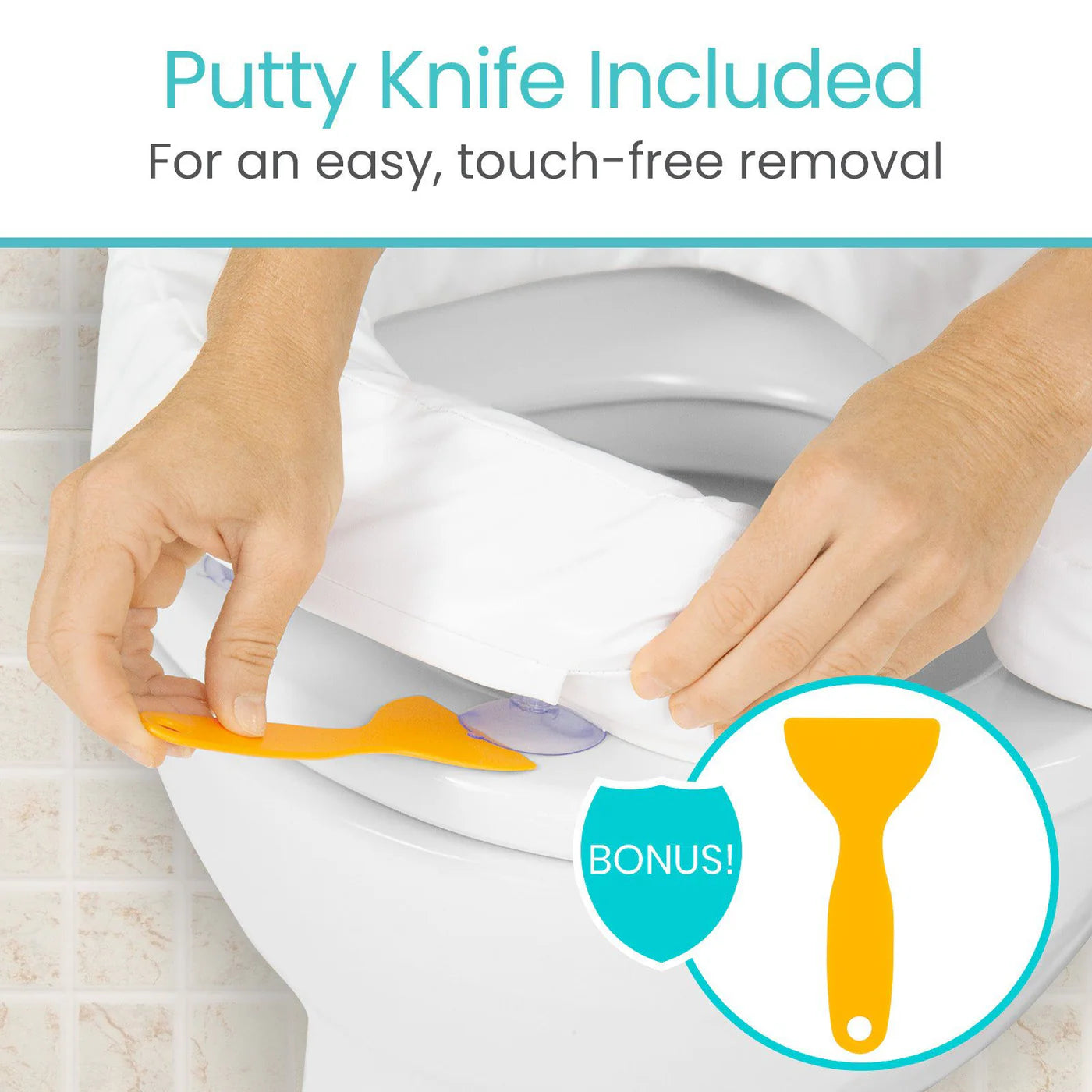 Cushioned Toilet Seat Riser