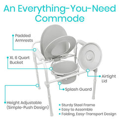 Folding Commode