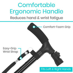 LED Folding Cane