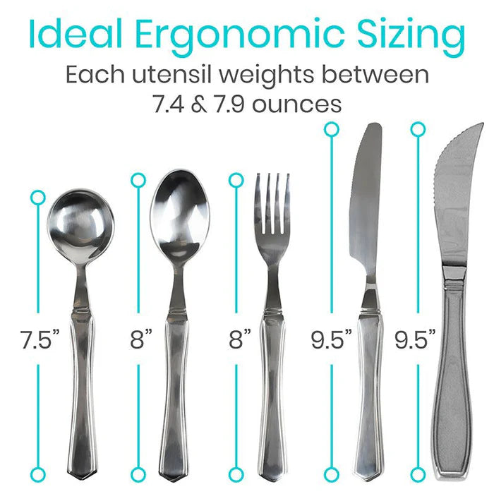 Weighted Utensil Set