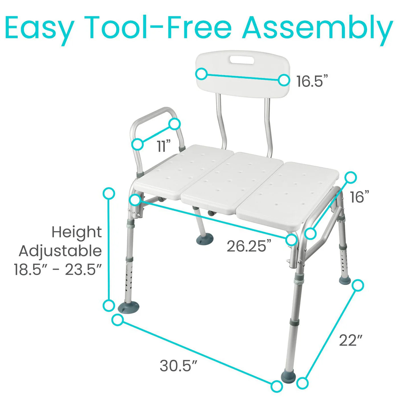 Transfer Bench Table Transfer Bench – Horizon Medical Equipments
