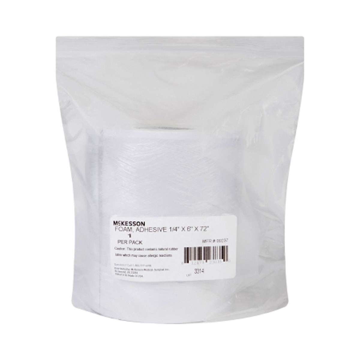 Premium Orthopedic Padding Roll - Hypoallergenic PolyFoam Cast Liner, White, Non-Sterile (6" x 72" & 180")