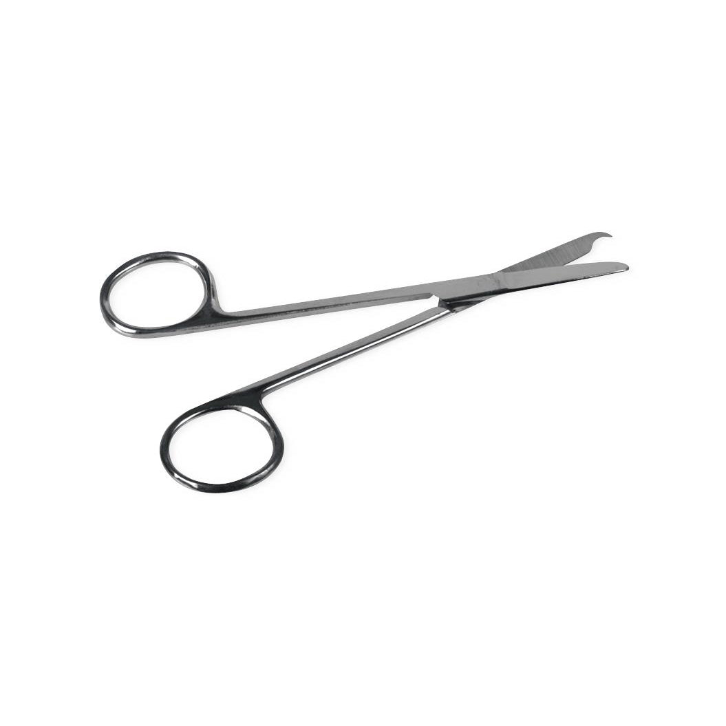 Littauer Suture Scissors, 4.5" Sterile Stainless Steel - Hook Tip Design for Precision Suture Removal (Case of 50)