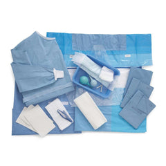 Medline Sterile Obstetrics and Gynecology Surgical Pack III Eclipse - Complete OB/GYN Procedure Kit (Case of 6)