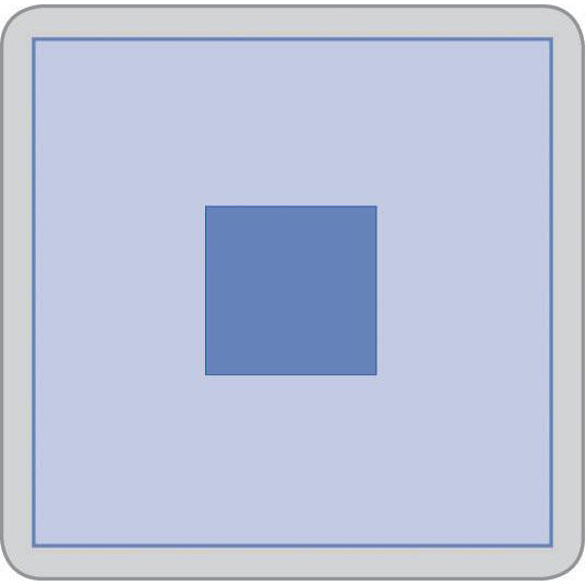 Invisishield Incise Surgical Drape with Adhesive - 6.5" x 7.5" Ophthalmic Drape (Case of 40)