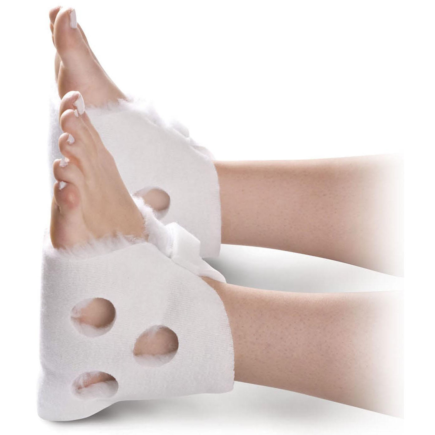 Ventilated Heel Protectors with Secure Closure - Premium Comfort & Skin Protection (Pair of 2)