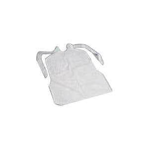 Disposable Plastic Bibs with Crumb Catcher Pocket - Adult & Pediatric - Case of 500