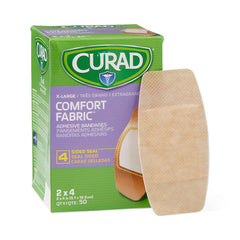 Curad Comfort Adhesive Bandages - Flexible Fabric Wound Care for Minor Cuts & Scrapes