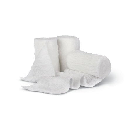 Bulkee Lite Fluff Bandage Roll - White 3-Ply Sterile Woven Cotton Bandage for IV Securing, Dressings & Compression