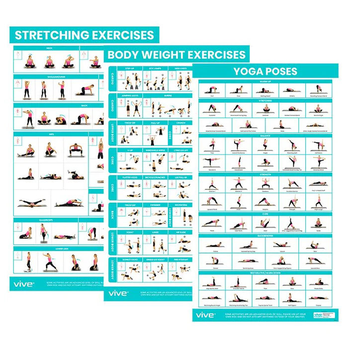 No Equipment Required Poster 3-Pack