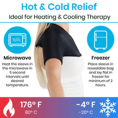 Hot and Cold Shoulder Sleeve