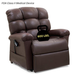 Cloud PR-510 Extra Wide Power Lift Recliner - 600lb Capacity Heavy Duty Medical Chair with MaxiComfort Positioning