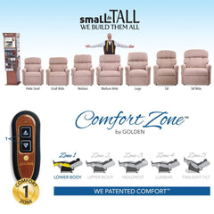 Comforter Series PR-531 3-Position Power Lift Recliner - Medical Grade Mobility Chair with Therapeutic Positioning