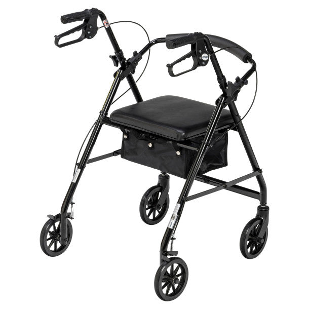 Aluminum Rollator, 6" Casters