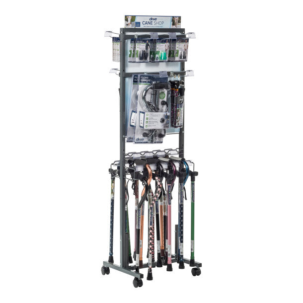 Display Rack with Canes & Accessories