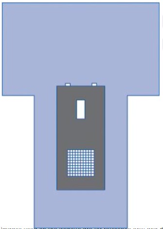 Medline Cystoscopy Surgical T-Drape - Premium SMS Fabric Sterile Drape (Case of 12)