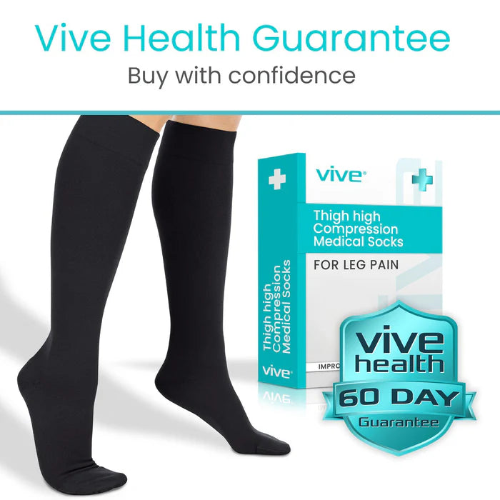 Knee High Graduated Compression Stockings 20-30mmHg