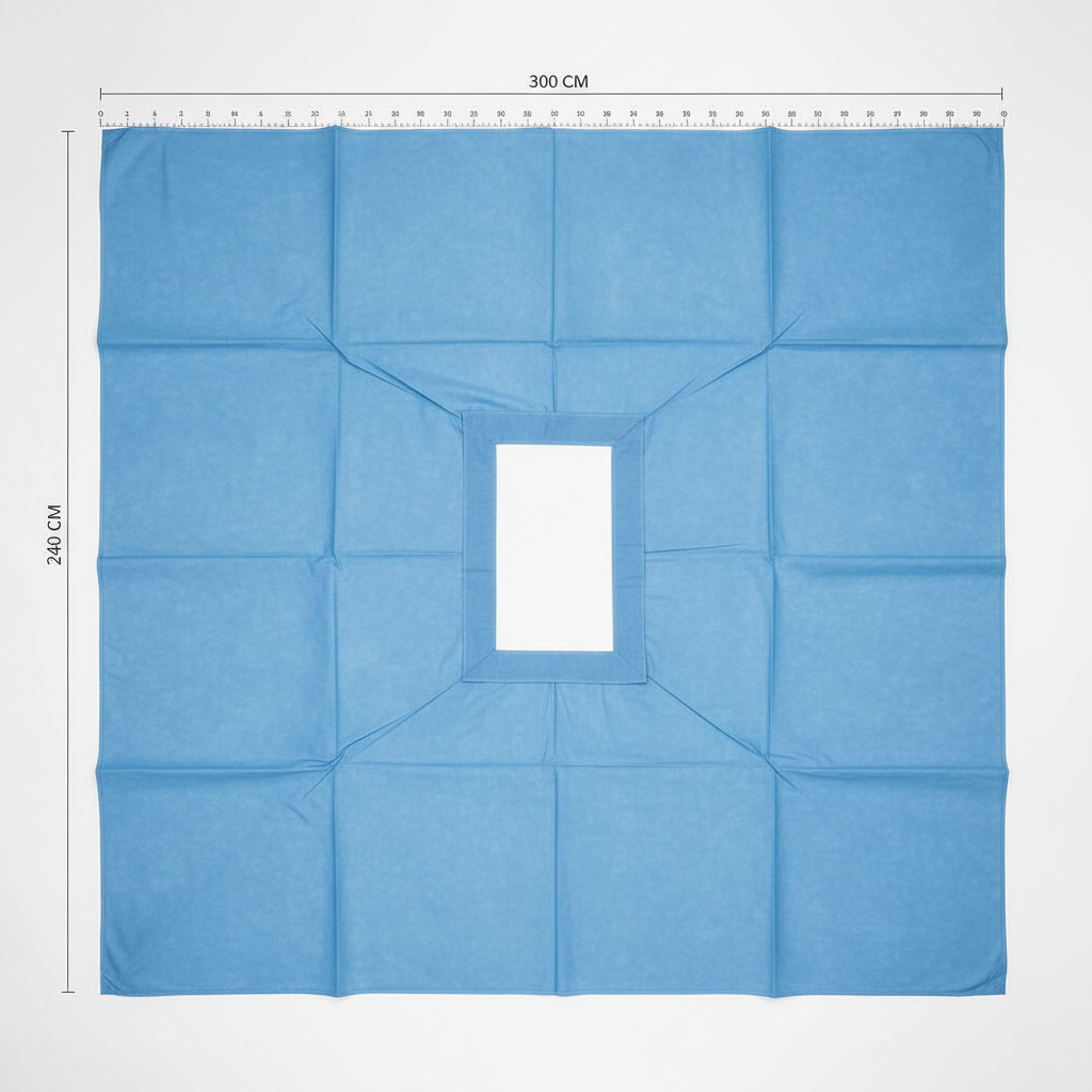 Abdominal Drape Layout