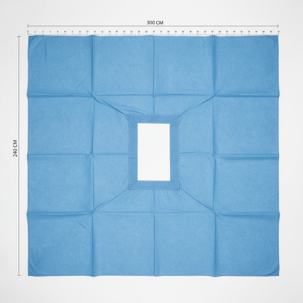 Abdominal Drape Layout