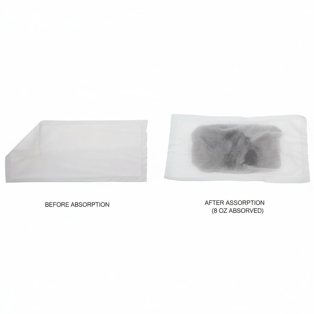 Absorbency demonstration